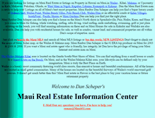 Tablet Screenshot of maui411.com